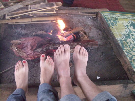 Sind die Fuesse schon gewaschen oder immer noch dreckig? 