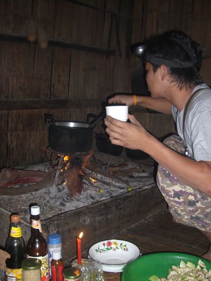 "Good" kocht unser Abendessen.