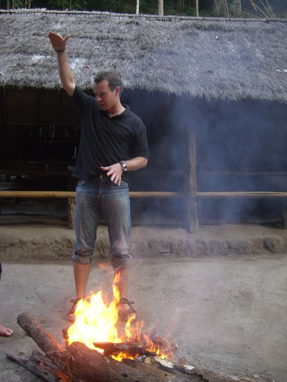 Heute habe ich einen Baeren gesehen und der war sooooooooooooooooo gross 