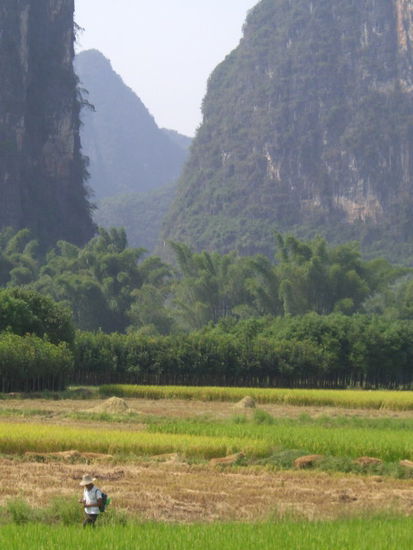 Die Landschaft rund um Yansgshou ist sehr beindruckend.