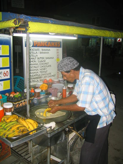 Peter steht derzeit auf 93 Pancakes!