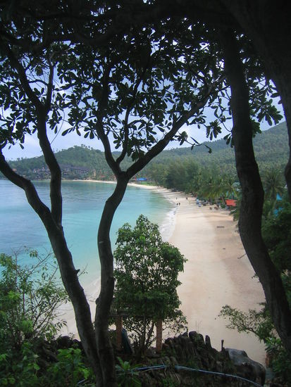 Aussicht von unserem Bungalow