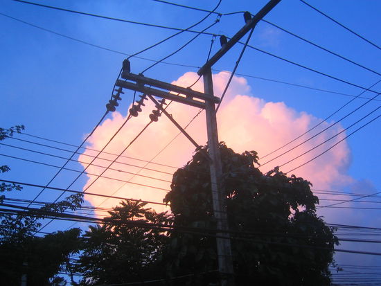 Peters Schnappschuss in der Frueh um sechs.