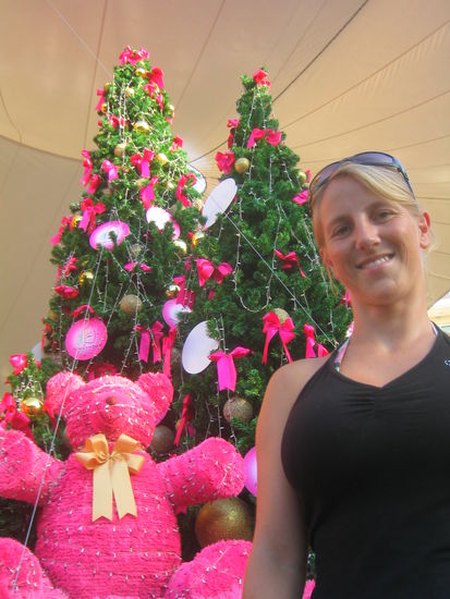 Den Teddybaer bekam Katharina geschenkt 