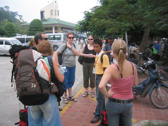 Unsere kleine bescheidene aber lustige Reisegruppe.