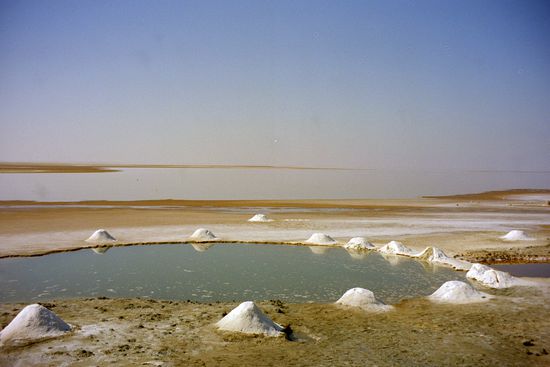 Salzsee Chott el Djerid Tunesien (2003)