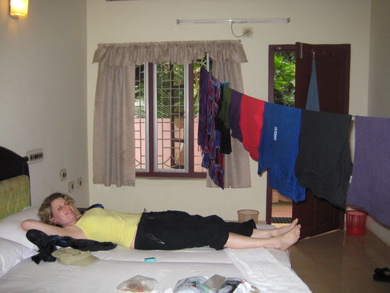 Meli ist bereits am relaxen...