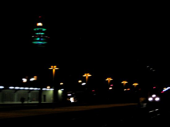 Trainstation by night