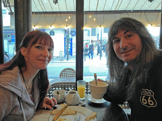 Erst mal stärken für den Tag.