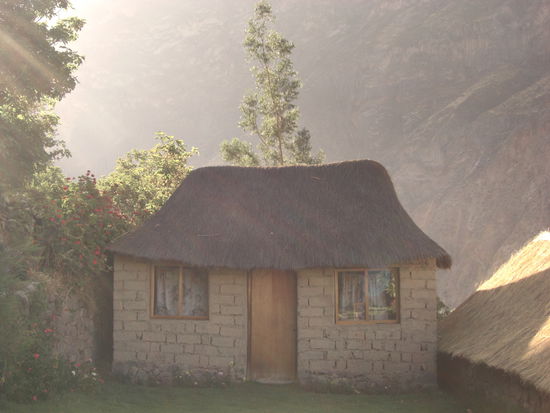 Zumindest war das Haeuschen noch gemauert!