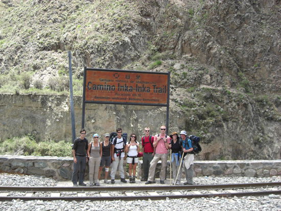 Vor dem Abmarsch Richtung Machu Picchu
