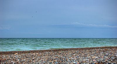 Strand bei Bulbjerg, Dänemark, Jutland, Jammerbucht