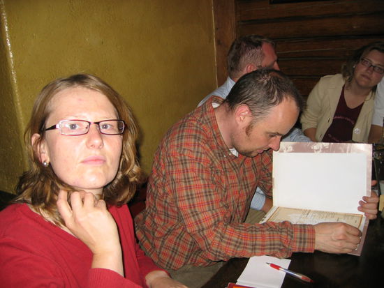 Marianne und ihr Freund, Georg und im Hintergrund die Ivonne