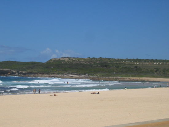 Maroubra Beach von der rechten Seite