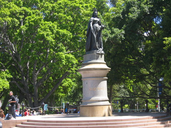 Victoria Statue in der Macquire Street