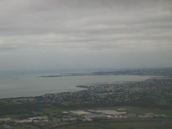Brisbane vom Flieger aus