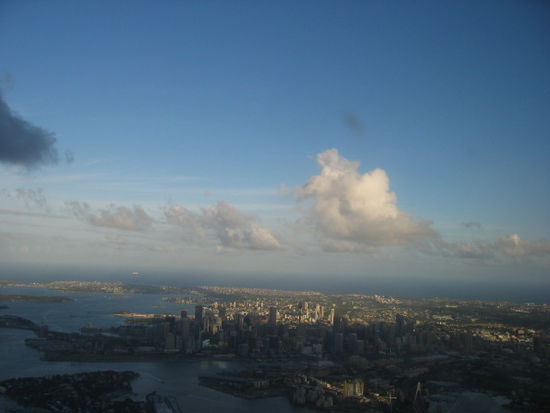 Sydney vom Flieger aus