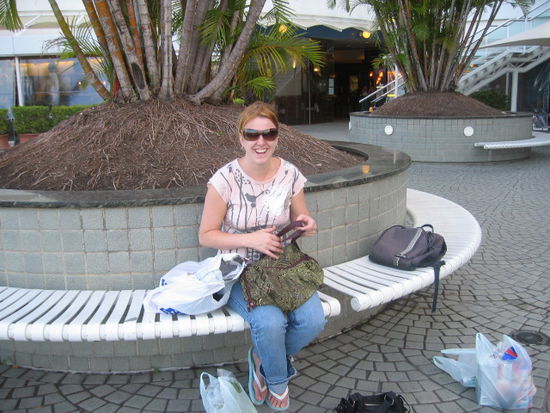 Christie und ich auf Sightseeingtour