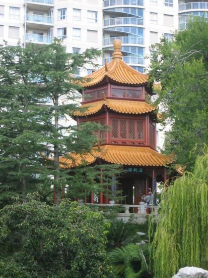 The Gurr (Clear View Pavilion) von der Ferne