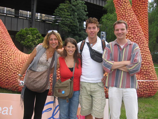 Chiara, ich, Maurie und Laurent