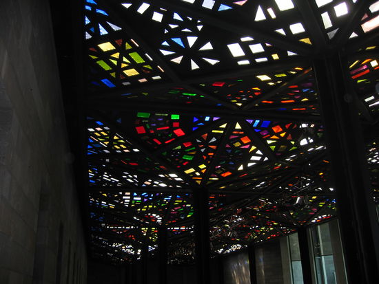 Ein Teil der Decke in der Gallery