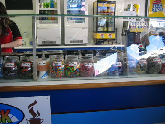 In diesem Eiscafe habe ich das beste Eis in meinem Leben gegessen.