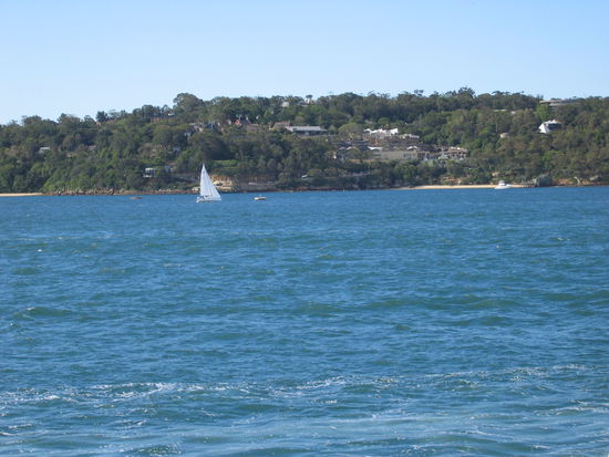 auf dem Weg nach Manly