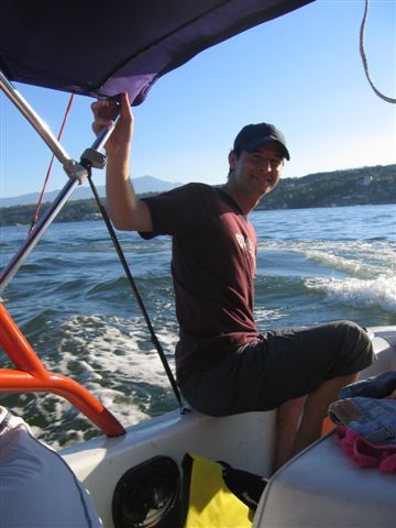 Reto auf dem Boot.