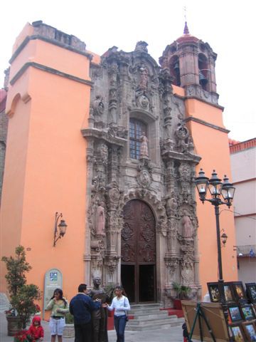Eine Kirche von Guanajuato.