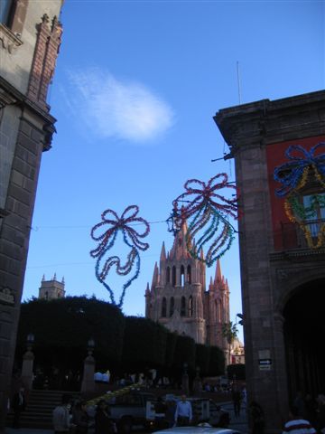 Der Zocalo (Platz) mit der Kathedrale im Hintergrund.