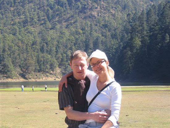 Martha und Silvan bei den Lagunas Zempuala.