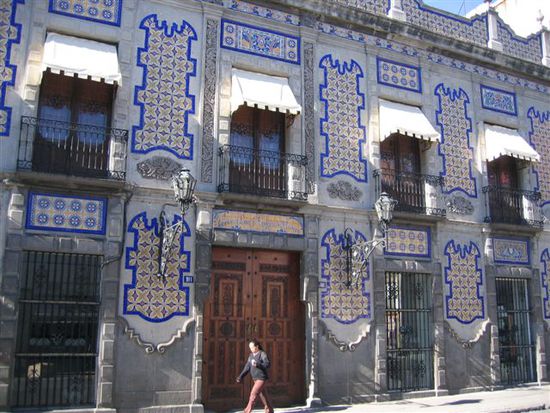 Puebla ist auch berühmt für die Kacheln.