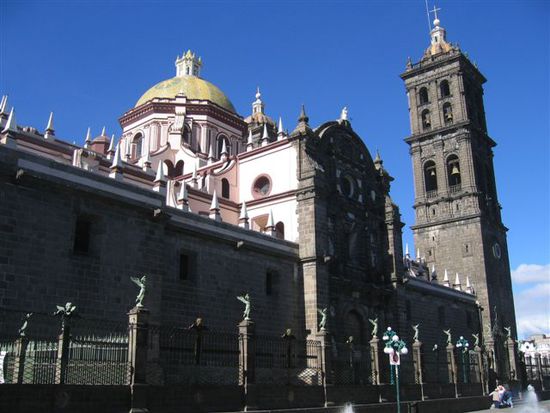 Die Kathedrale von Puebla.