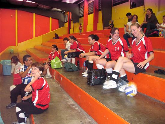 Das Volley - Team von Anita.