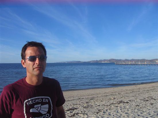 Am Strand von La Paz.