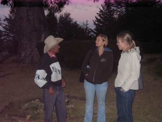 Unser Guide, Julia und Anita.