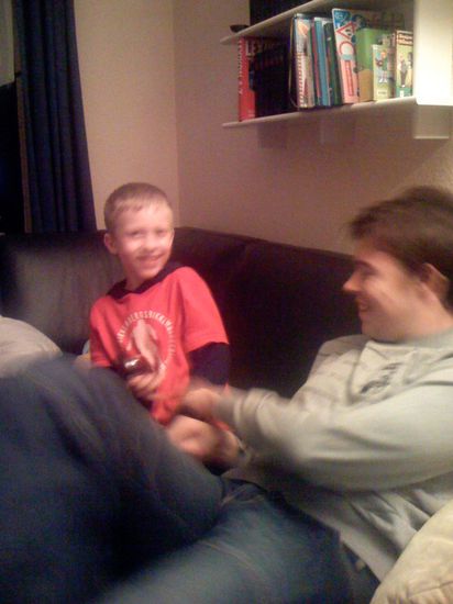 mein Bruder Fabian und ich