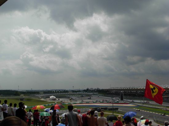 Es sah oft nach Regen aus!