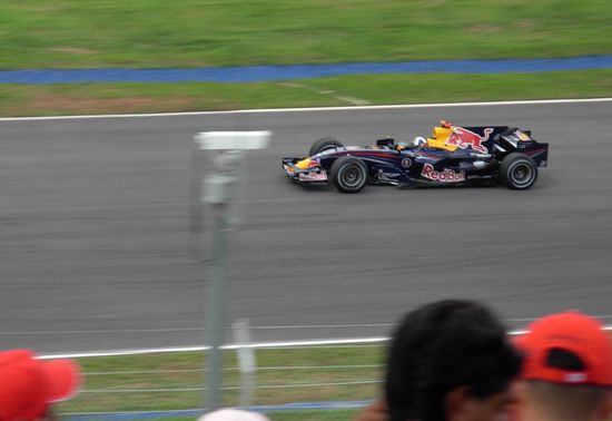 David Coulthard in seinem Red Bull-Auto