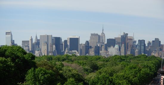Unsere Aussicht aus dem Zimmer im 8. Stock