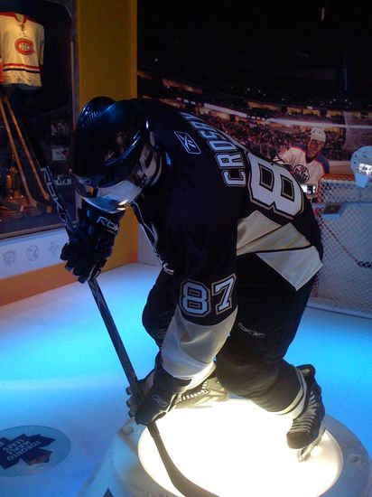 Mit 20 Jahren bereits als Figur in einem Muesum: Sidney Crosby