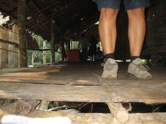 ... und die sah nicht sehr stabil aus.