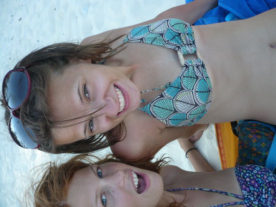 Lisi und ich.. gluecklich auf Bamboo Island..=)