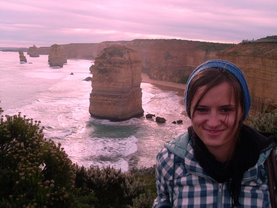 Ein Teil der 12 Apostel (obwohl es insgesamt nur 9 sind)...und ich!