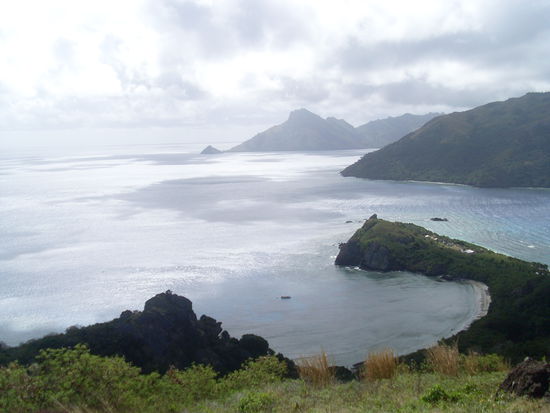 Aussicht vom hoechsten Punkt auf Kuata Island