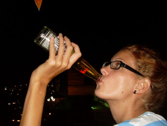 Coronna und Unmengen an Tequila.. yep, wir waren typische Touristen in Tijuana (unter 21)