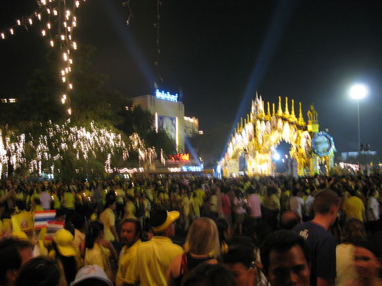 Das Fest in vollem Gange