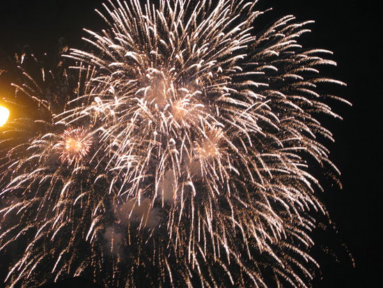 Das schoene Feuerwerk!