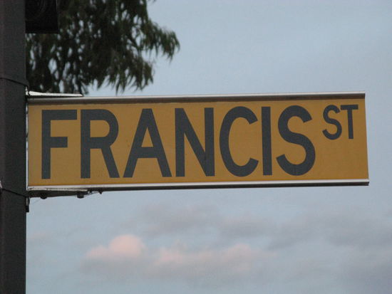 Cool, sogar eine Strasse ist nach meinem Namen benannt. 