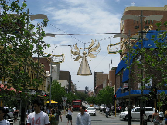 Die schoene Weihnachtsbeleuchtung 